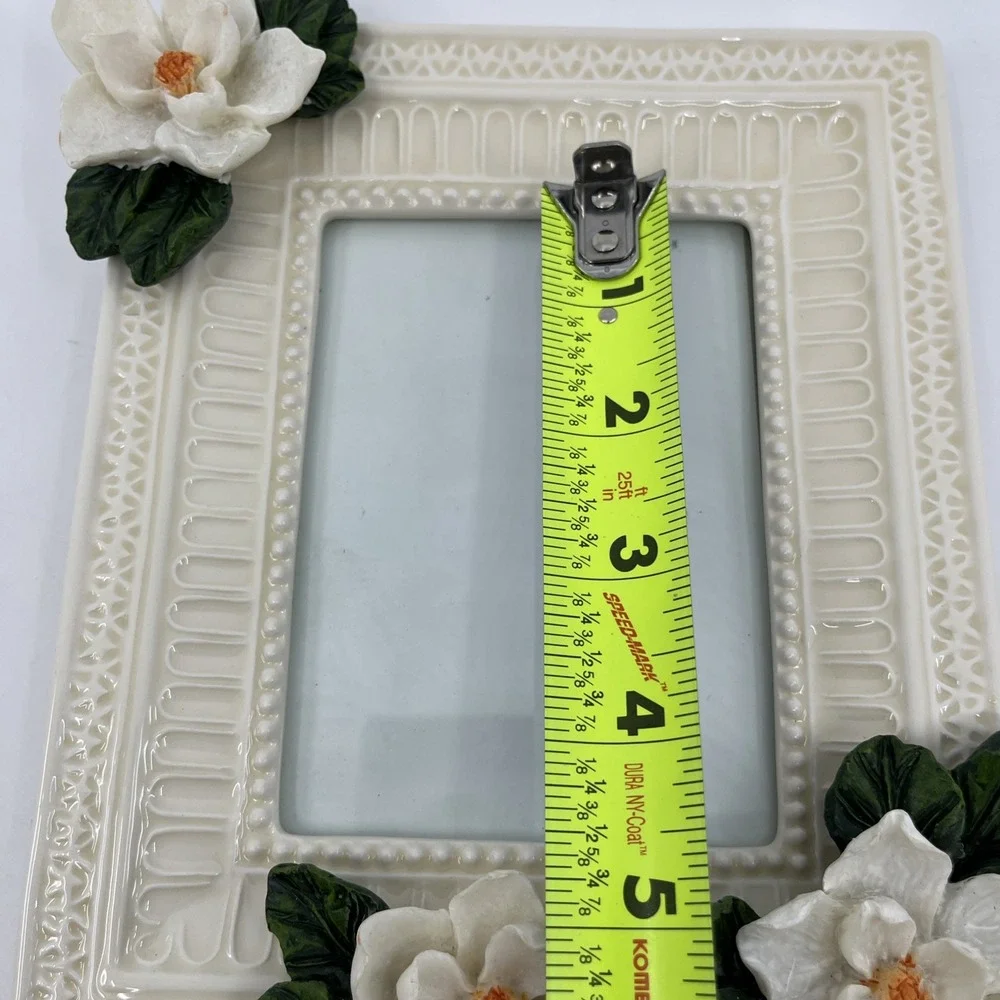 Porcelain Flower 3D Nature Photo Frame 3